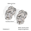 European Stainless Steel Stud Earrings ST3667-2-2