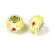 Handmade Lampwork European Beads LAMP-Q029-03B-2
