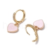 Heart Alloy Enamel Dangle Earrings EJEW-JE05819-4