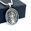 Greek Mythology Stainless Steel Jesus Pendant Necklaces for Men BD3775-2