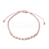 Glass Braided Bead Bracelets BJEW-JB11418-02-2