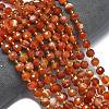 Natural Red Agate Beads Strands G-K389-E79-01-2