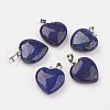 Natural Dyed Lapis Lazuli Pendants G-G956-B07-FF-1