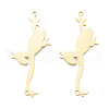 201 Stainless Steel Connector Charms STAS-N090-LA946-2-2