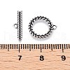 Jewelry Clasps STER-T007-76AS-3