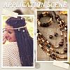 SUNNYCLUE 200Pcs 4 Colors Natural Wooden Beads WOOD-SC0001-74-5