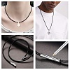 SUNNYCLUE 2Pcs 2 Colors Polyester Waxed Cords Necklace Making MAK-SC0001-13E-5