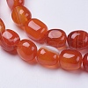 Natural Striped Agate/Banded Agate Beads Strands G-I198C-B-04-3