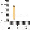 304 Stainless Steel Rectangle Pendants STAS-Q348-35G-3