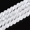 Baking Paint Glass Beads Strands DGLA-N015-6mm-01-1