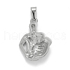 Non-Tarnish 304 Stainless Steel Pendants STAS-D165-14P-01-2