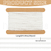 10 Yards Polyester Picot Lace Trim SENE-WH0003-42C-2