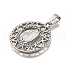 304 Stainless Steel Pendants STAS-B086-09I-P-2