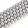 Baking Painted Pearlized Glass Pearl Bead Strands HY-N002-5mm-A03-2