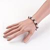 Glass Pearl Stretch Bracelets BJEW-JB02824-4