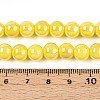 Electroplate Opaque Glass Beads Strands GLAA-T032-P8mm-AB16-4