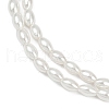 Electroplated Shell Pearl Beads Strands BSHE-Z009-10B-4