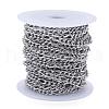 Tarnish Resistant 304 Stainless Steel Figaro Chains CHS-K001-82-5