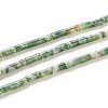 Natural Green Spot Jasper Beads Strands G-G783-11-1
