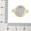 Rack Plating Religion Brass Connector Charms X-KK-B097-02G-4