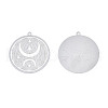 Non-Tarnish 304 Stainless Steel Filigree Pendants X-STAS-S118-054-2