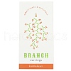 MIYUKI Seed Beads Branch Earrings Making Kits DIY-H165-03A-1