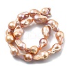 Natural Nucleated Pearl Beads Strands PEAR-B004-15C-04E-4