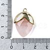 Natural Rose Quartz Pendants G-U019-03B-05-3