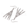 Non-Tarnish 304 Stainless Steel Link Bar Dangle Earrings EJEW-JE05964-02-4