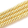 Electroplate Non-magnetic Synthetic Hematite Bead Strands G-Q465-11G-1