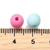 Frosted Opaque Acrylic Beads OACR-S071-03A-3