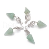 Green Aventurine Pendants G-O194-07-1