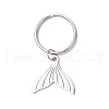 Ocean Theme 304 Stainless Steel Keychains KEYC-JKC01213-04-2