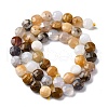 Natural Blue Chalcedony Beads Strands G-C179-A47-03-3