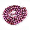 Baking Painted Glass Beads Strands X1-DGLA-N003-10mm-B03-3