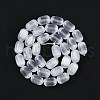 Natural Selenite Beads Strands G-F750-A-4