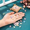 100Pcs Plating Acrylic Beads DIY-TAC0020-61-6