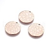Ion Plating(IP) Stainless Steel Pendants STAS-I098-03-RG-3