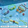 12Pcs Adjustable Braided Nylon Cord Macrame Pouch Bracelet Making AJEW-SW00010-05-3