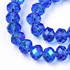 Electroplate Glass Beads Strands EGLA-A034-T1mm-L26-2