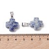 Natural Blue Spot Jasper Pendants G-K359-02P-01-3