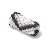 Handmade Glass Seed Beaded European Beads PALLOY-MZ00694-01-3