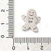 201 Stainless Steel Laser Cut Connector Charms STAS-R132-10P-3