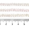 Transparent Painted Glass Beads Strands X1-DGLA-A034-T3mm-A25-3