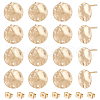 BENECREAT 8 Pair Brass Stud Earring Findings KK-BC0013-07-1