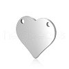 Tarnish Resistant 201 Stainless Steel Stamping Blank Tag Pendants STAS-S105-T615-1-1