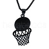 Basketball Alloy Pendant 201 Stainless Steel Box Chain Necklaces FS-WG5A2E4-02-1