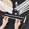 Olycraft 30Pcs ABS Plastic Round Tube KY-OC0001-44C-3