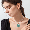 Natural Mixed Gemstone Pendants G-PH0001-07-6
