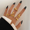 5Pcs Snake Alloy Finger Rings WG7A5CE-03-1